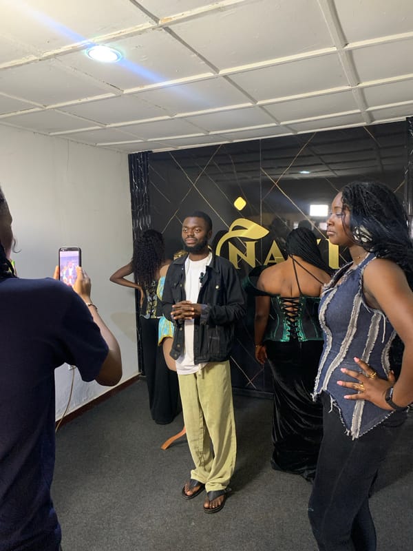 Fashion shoot at a branded studio in Jos, Nigeria