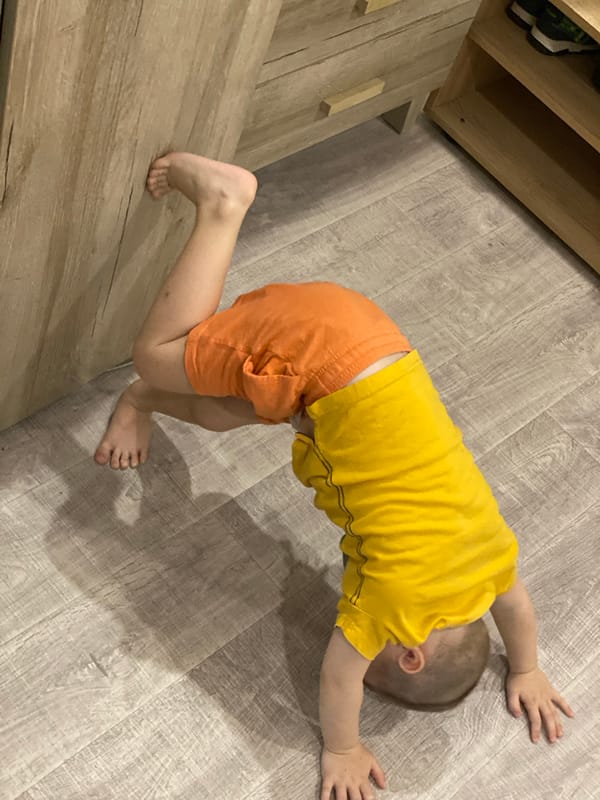 Family morning routine captured in Sochi residential area