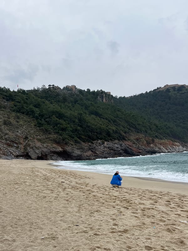 Overcast morning captured along Alanya's Mediterranean coast