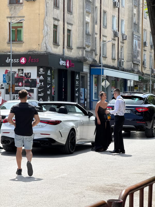 Large crowd gathers in multiple locations across Shumen, Bulgaria