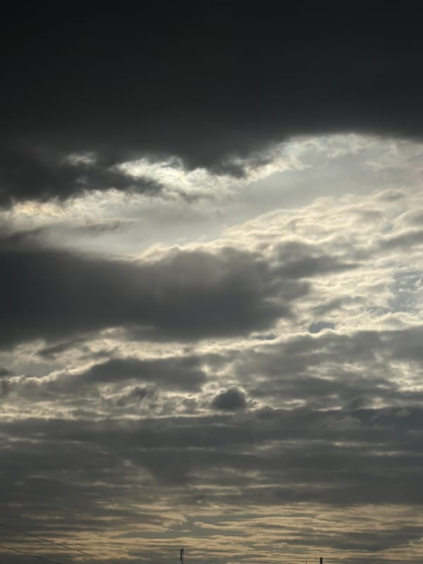 Dramatic storm clouds observed over Perm, Russia