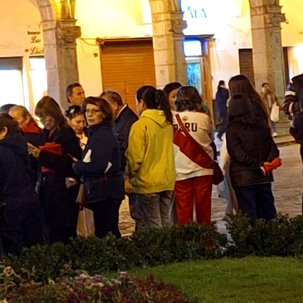 Competing political protests over alleged election fraud grip Arequipa