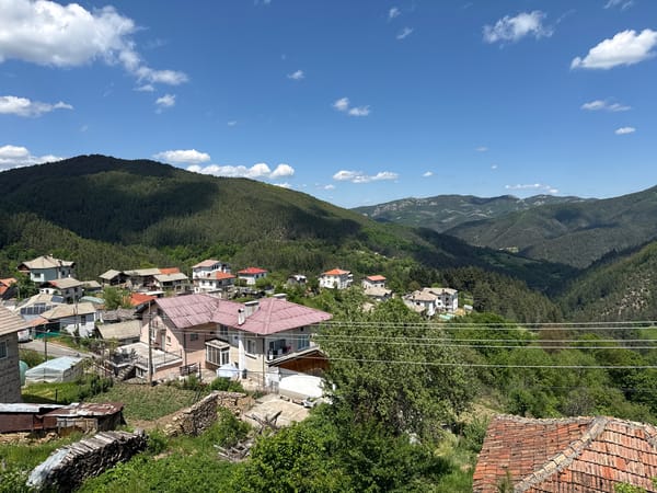 Rural village scene documented in Ogled, Bulgaria