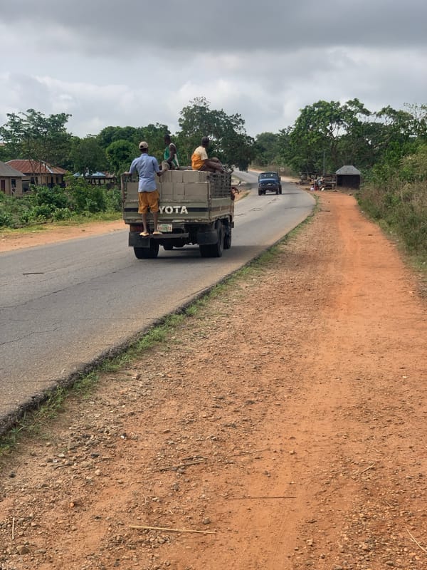 Morning scenes of rural life documented in Kabba, Nigeria