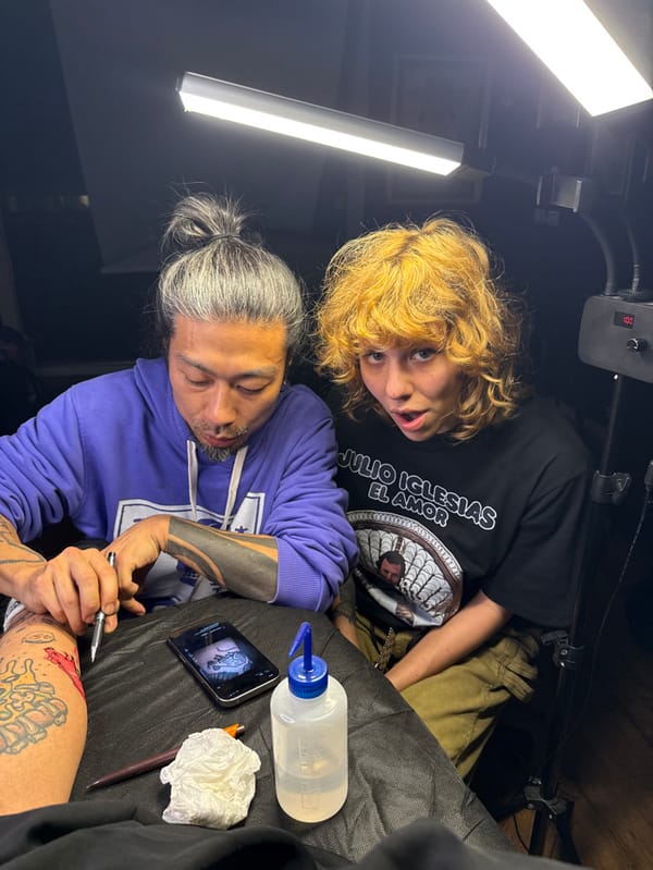 Late-night tattoo sessions captured at Tel Aviv parlor
