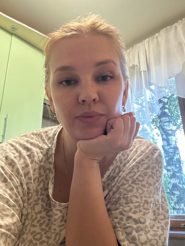 Child studies at home desk in Rusanovo, Russia