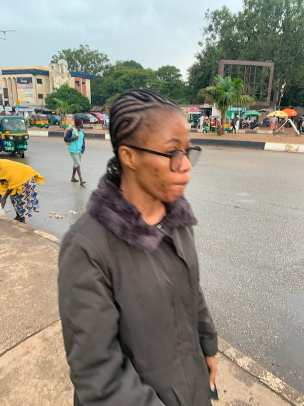 Street vendors and daily life in Jos Nigeria