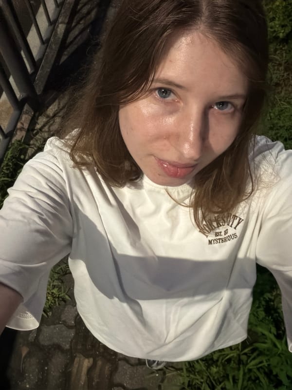 Evening in Dongducheon: selfies, shadows, and trumpet flowers
