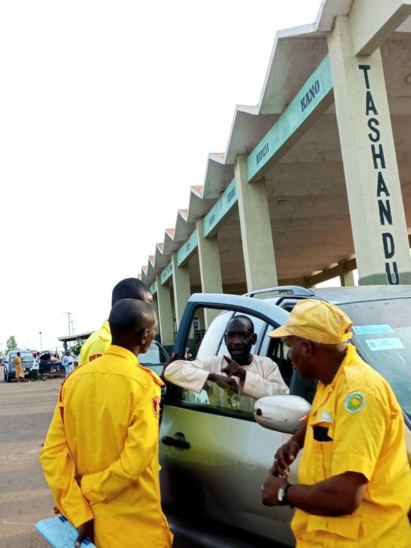 Morning hustle at Gombe's Gashuwa Bus Station and nearby streets