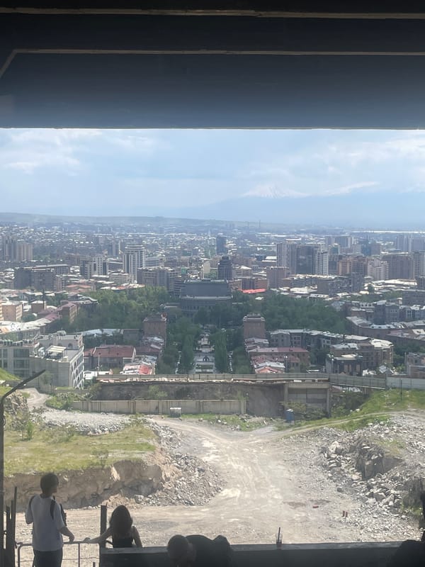 Elevated views of Yerevan captured from multiple vantage points