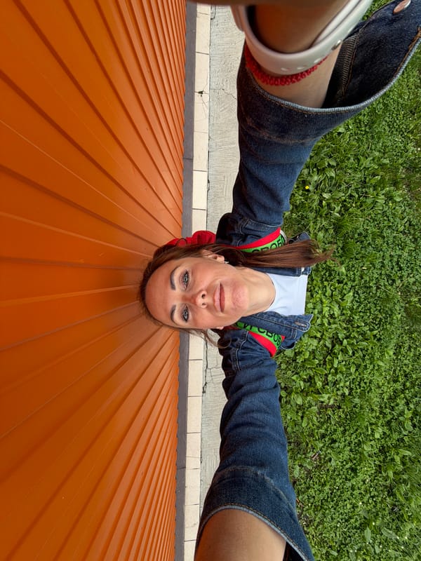 Snapshots from a Birobidzhan street: walls, wildflowers, and a bus stop