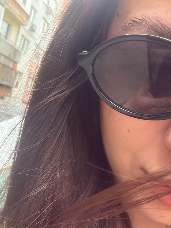 Woman photographed in multiple settings around Varna, Bulgaria