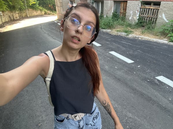 Selfie session through the streets of Tryavna, Bulgaria