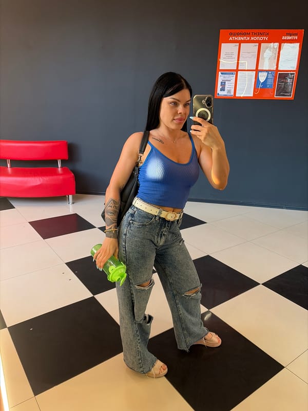 Gym selfie session in Ufa, Russia