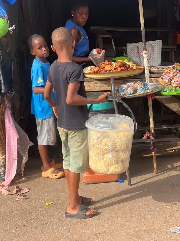 Midday market activity documented across Obosi, Nkpor Nigeria streets