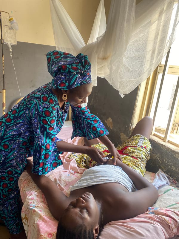 Medical care documented at Nigerian healthcare facility