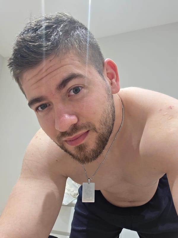Young man takes late-night selfie in Yagodovo, Bulgaria