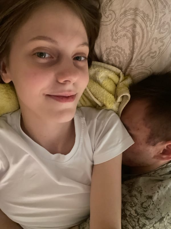 Lazy morning overhead selfies from Ufa, Russia