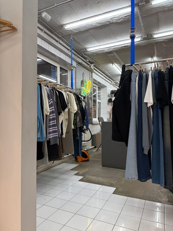 Clothing store interior captured by witnesses in Saint Petersburg