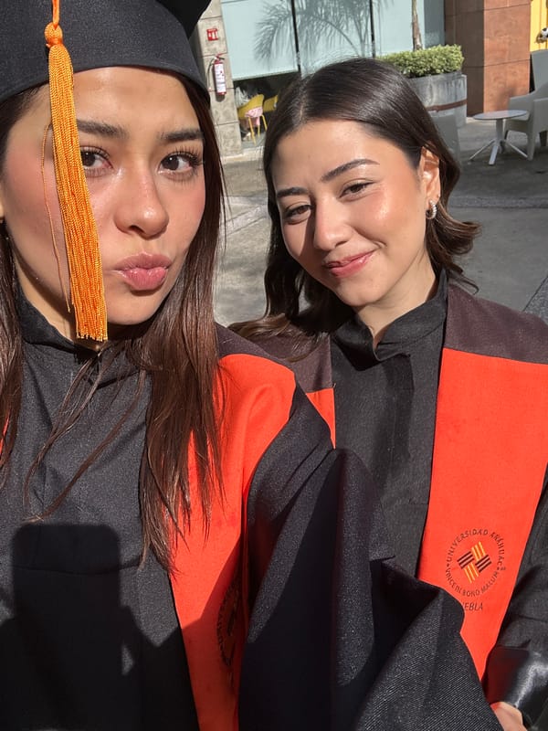 Graduation day in San Bernardino Tlaxcalancingo, robes and all