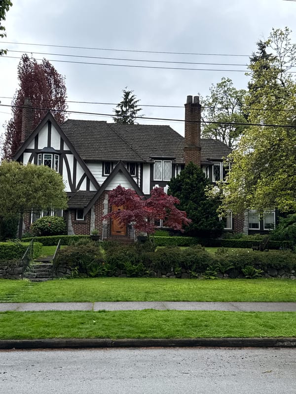 Tudor Revival house documented in New Westminster residential area