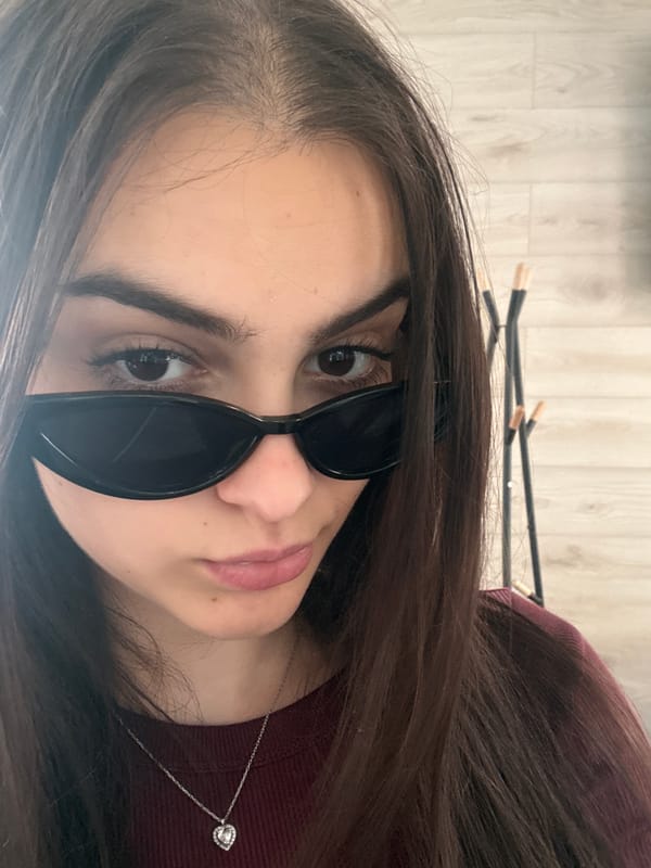 Woman photographed taking selfies in Blagoevgrad, Bulgaria