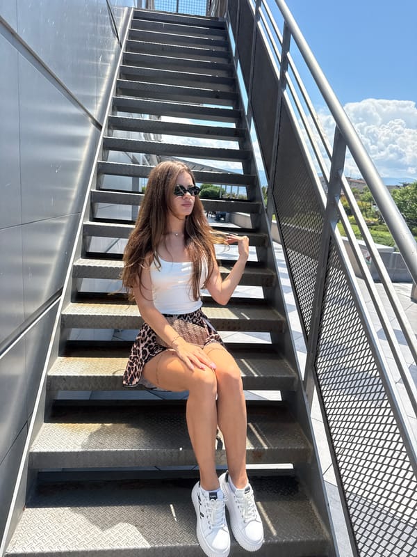 Two women spend morning exploring Plovdiv mall and plaza