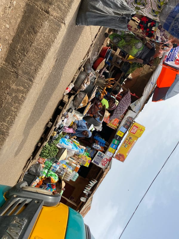 Afternoon market activity documented in Bukuru, Nigeria