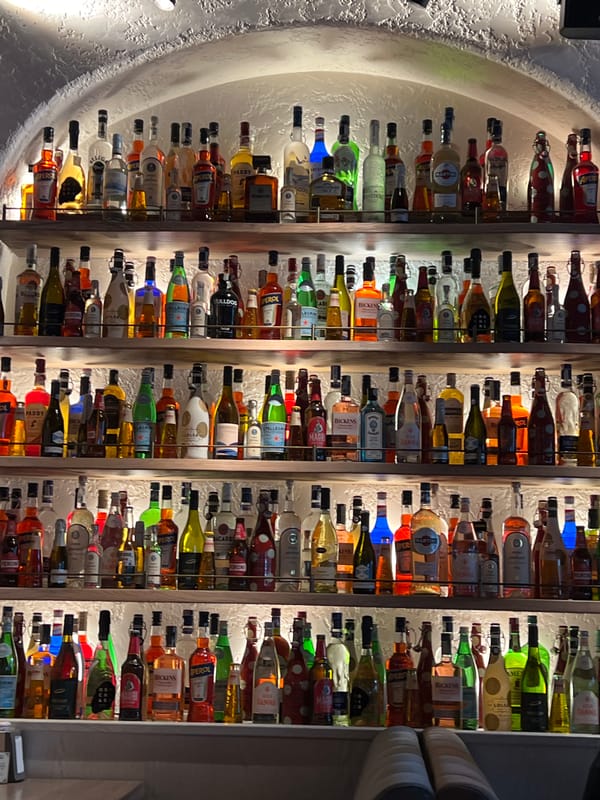 Modern restaurant interior documented in Sofia, Bulgaria