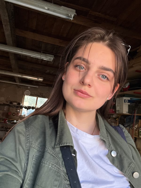 Woman documents daily life in Trnava garage workshop