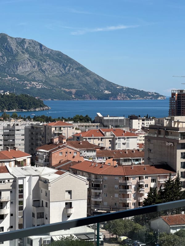 Tourist captures artistic views of Budva's cityscape