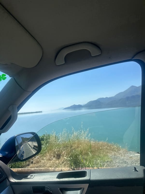 Morning drive through scenic Montenegro countryside near Vranjina