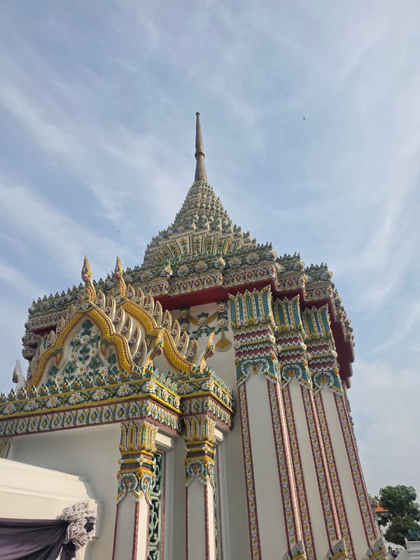 Bangkok temple architecture and public spaces documented in morning tour