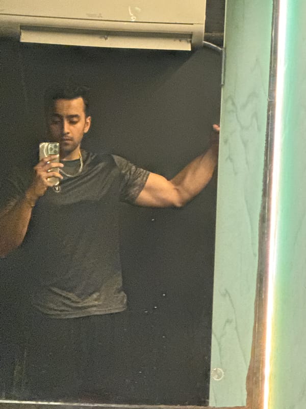 Man takes mirror selfies in Kolkata bathroom