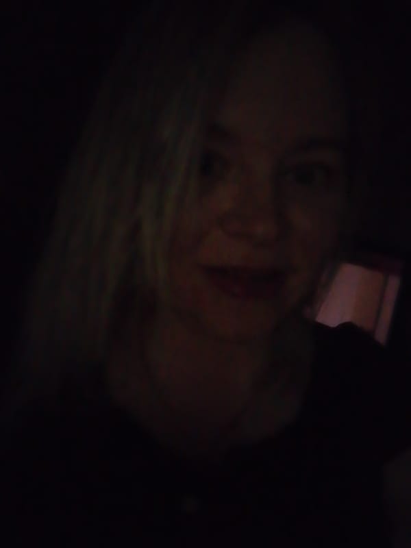 Woman takes selfies on snowy night in Izhevsk