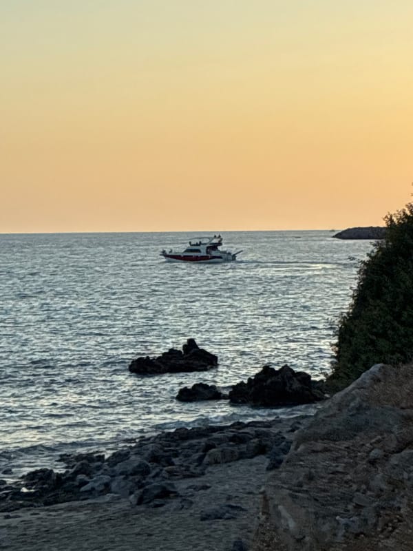 Alanya coastline at golden hour, sea and sky
