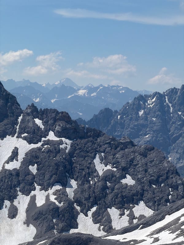 Morning hike stop in the Bavarian Alps, Garmisch-Partenkirchen
