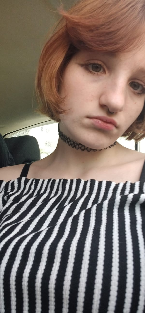 Young person photographed in vehicle in Bar, Montenegro