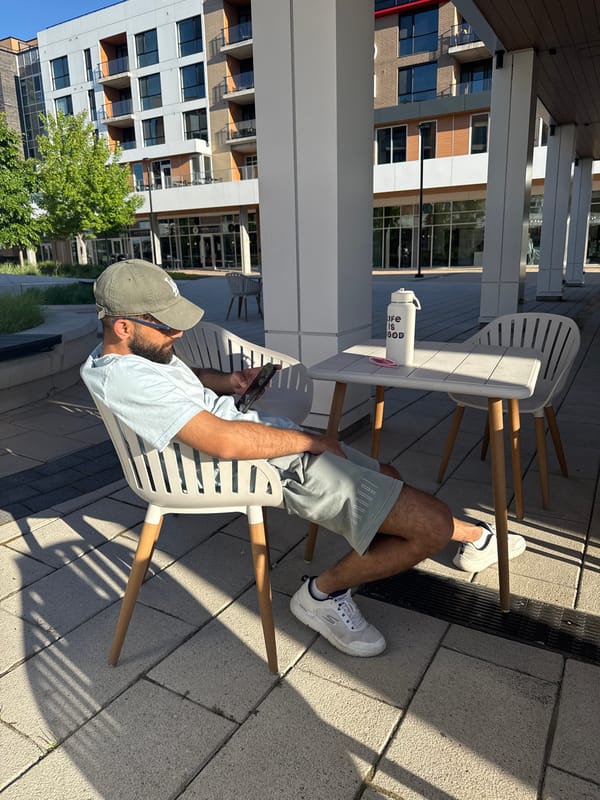 Evening plaza life captured in Gatineau commercial district
