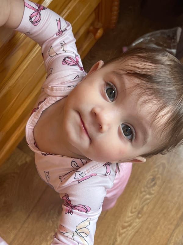 Parent documents baby care moments in Bulgaria