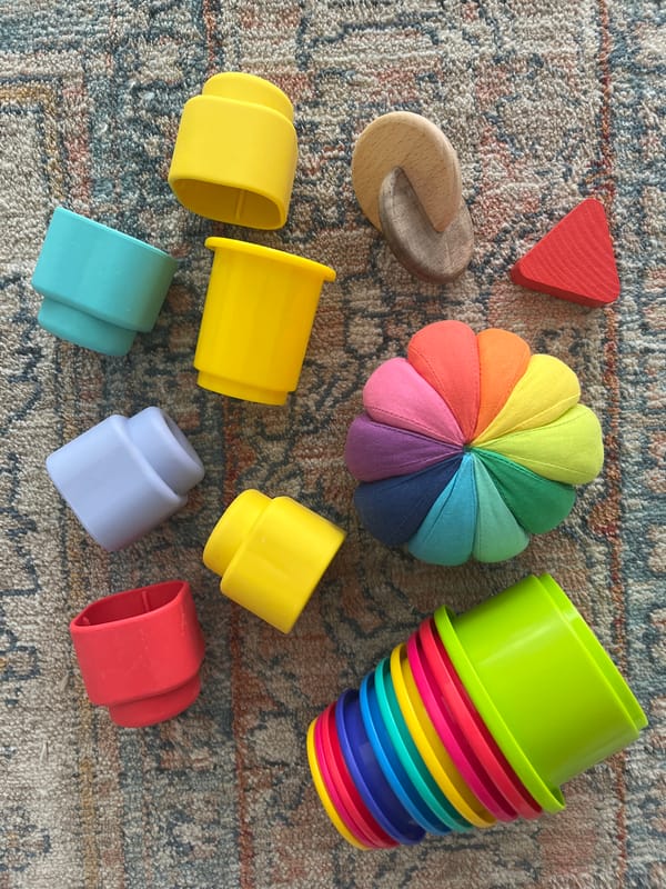 Morning domestic moments captured in Limassol home with toys, flowers