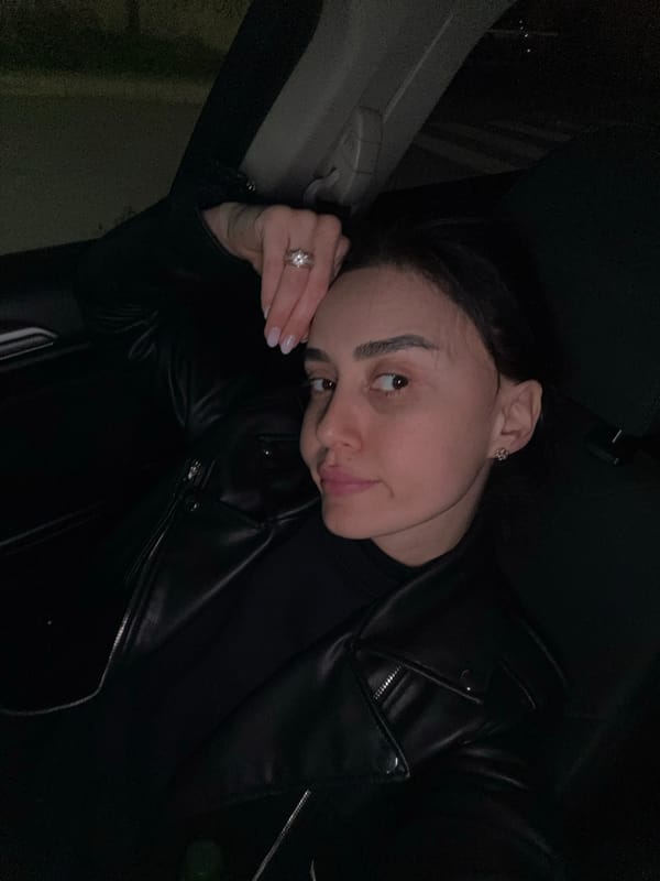 Evening traffic scene documented in Tbilisi, Georgia