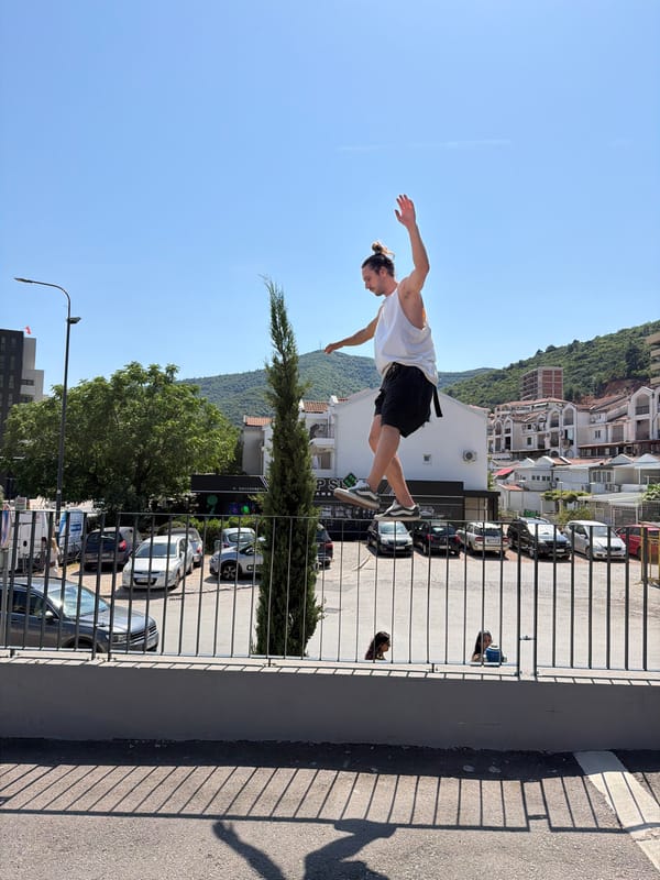 Casual moments captured across Budva locations Monday afternoon
