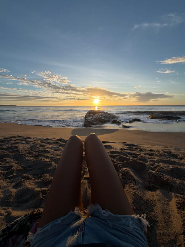 Sunset beach moments captured at Arugam Bay, Sri Lanka
