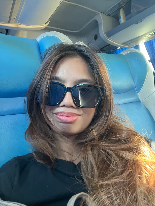 Bus selfie session in Panabo City, Philippines