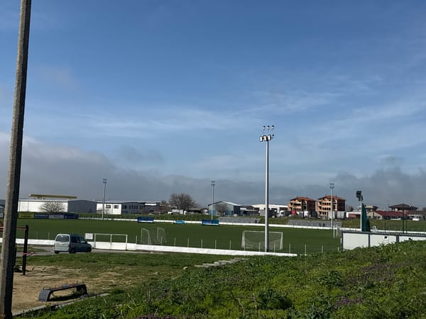 Soccer field documented in Aksakovo, Bulgaria