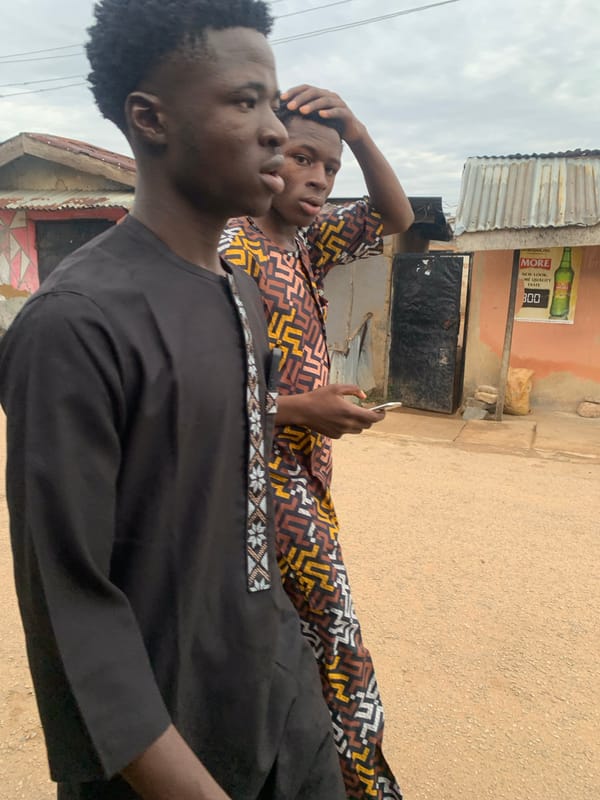 Morning street life unfolds in Jos, Nigeria neighborhoods