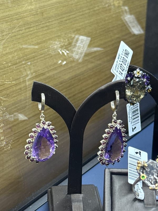 Jewelry store displays documented in Nha Trang Ward, Vietnam