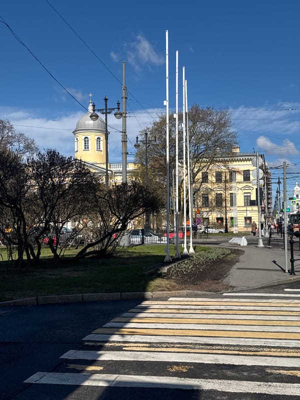 Morning documentation of Saint Petersburg architectural sculptures and facades