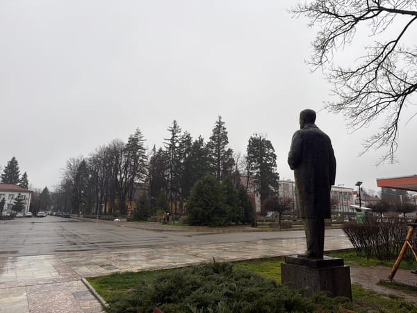 Rainy morning scenes documented across Berkovitsa, Bulgaria
